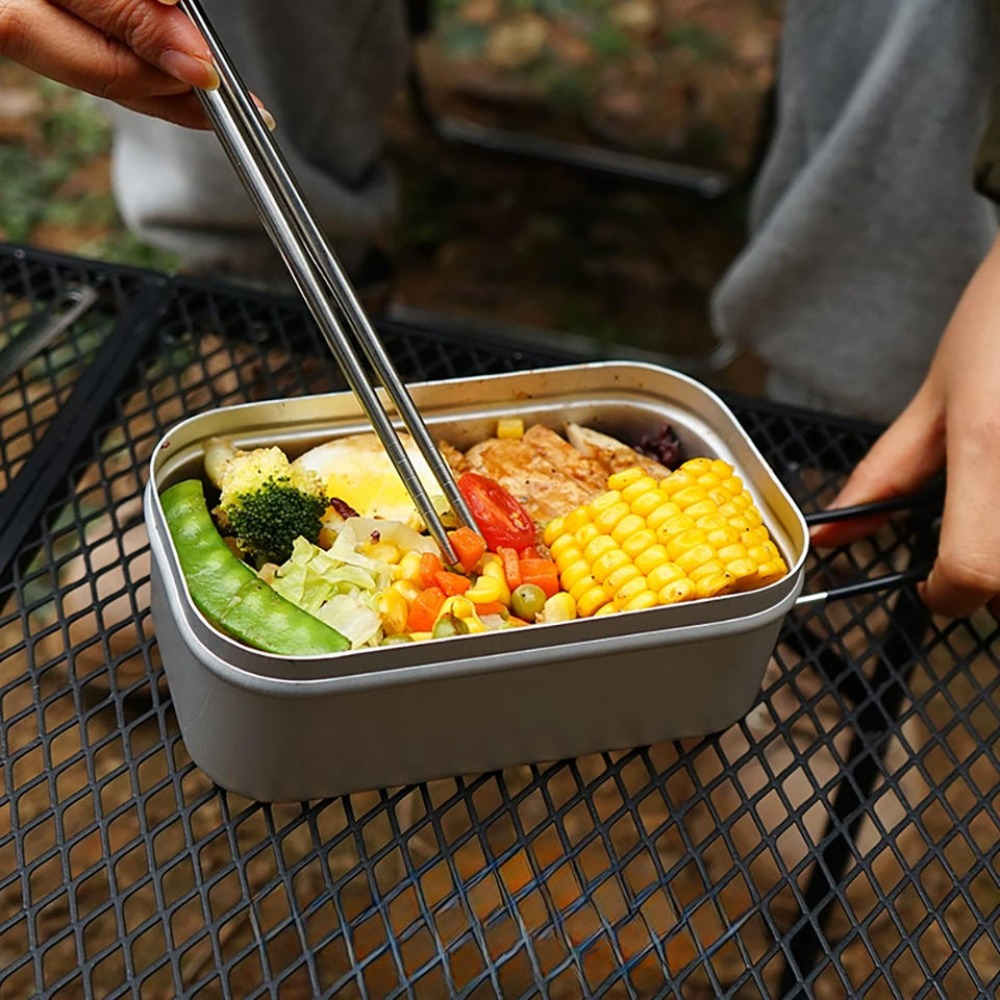 Camping Cooking And Cutlery Set - Vajilla ultraligera para acampar, utensilios de