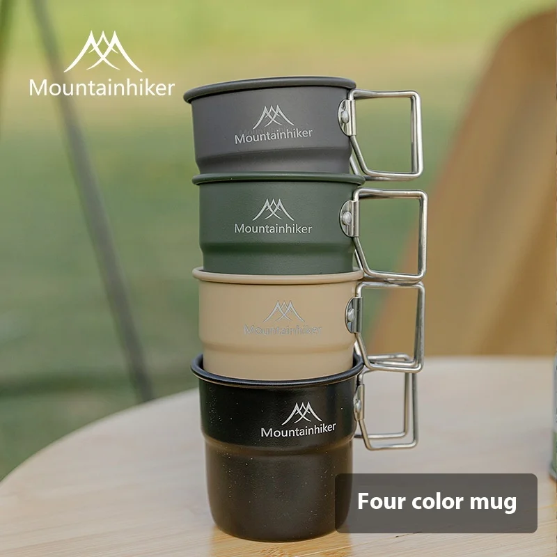 Camping Cooking Bundle - Mountainhiker-vasos de acampada, tazas de aluminio,