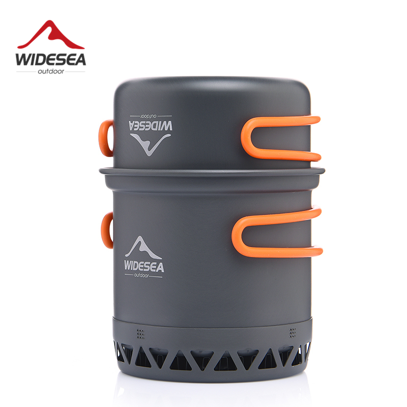 Camping Cooking Bundle - Widesea-olla de Camping de 1,3l y