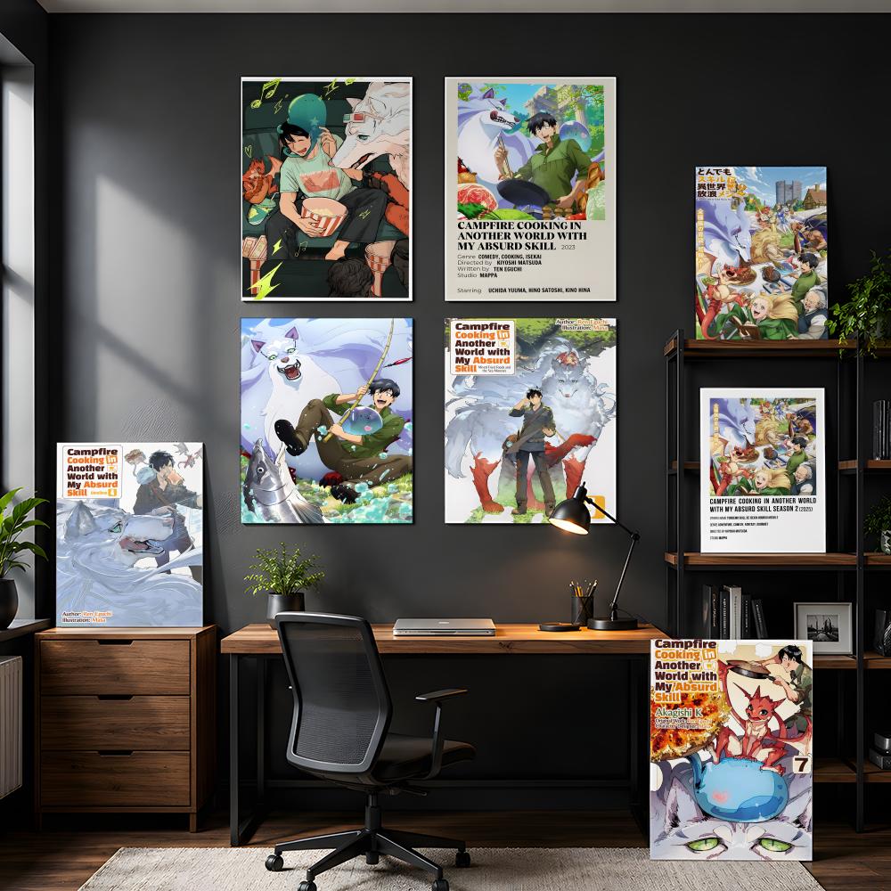 Campfire Cooking In Another World With My Absurd Skill - Póster de Arte Mural Autoadhesivo HD