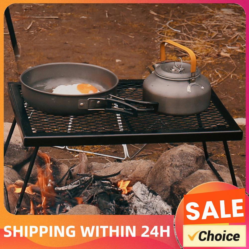 Camping Cooking Grate - Parrilla Plegable para Fogata, Rejilla Resistente