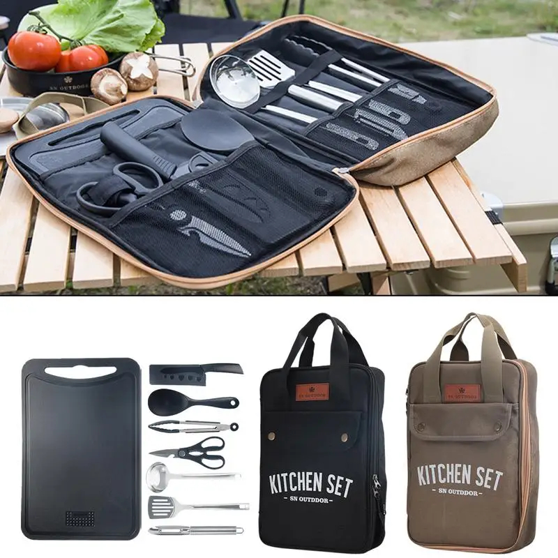 Camping Cooking Bundle - Juego de Utensilios de Cocina para