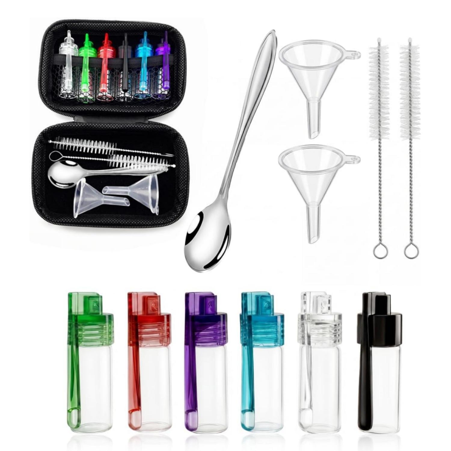 Camping Cooking Kit Box - Juego de 6 recipientes para especias