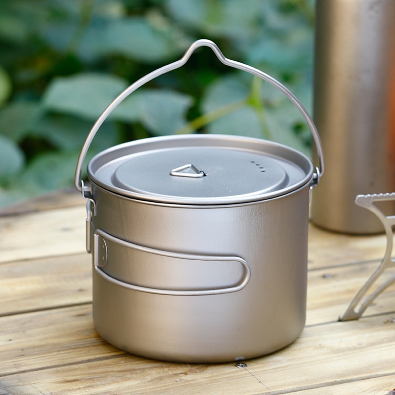 Camping Hanging Cooking Pot - Olla para Sopa Colgante para Exteriores,