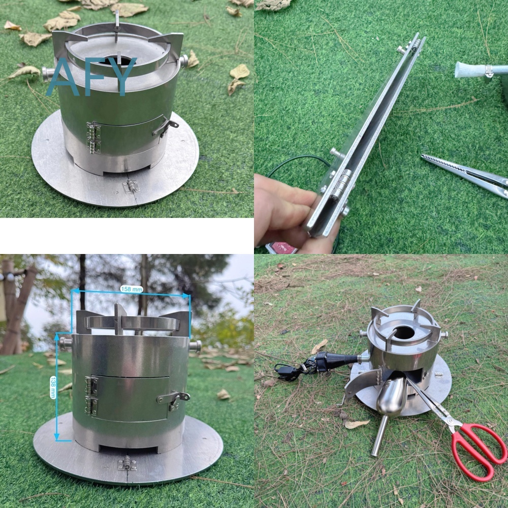 Camping Cooking Hot Plate - Estufa Portátil de Gasificación de Leña