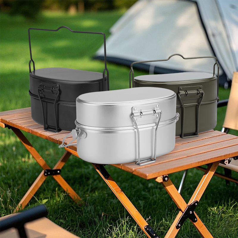 Camping Cooking Kit Box - Camping al aire libreMessKit multifunción tamaño
