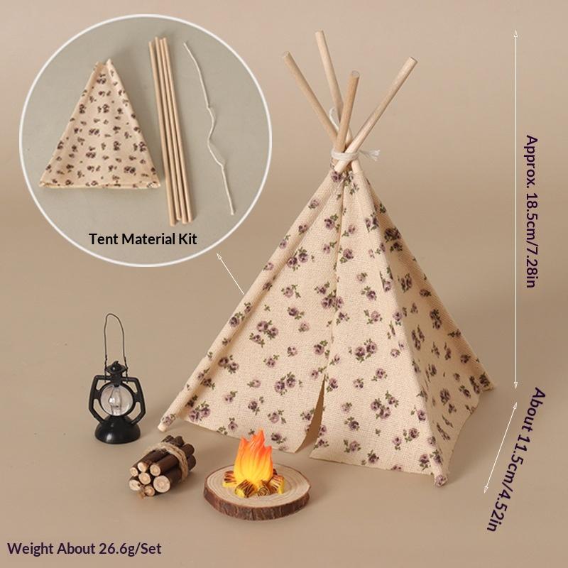 Camping Cooking Kit Box - **1 Juego de decoración de escena