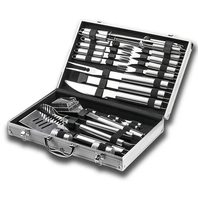 Juego de 26 piezas de herramie - Camping Cooking Kit Box reseña y precio