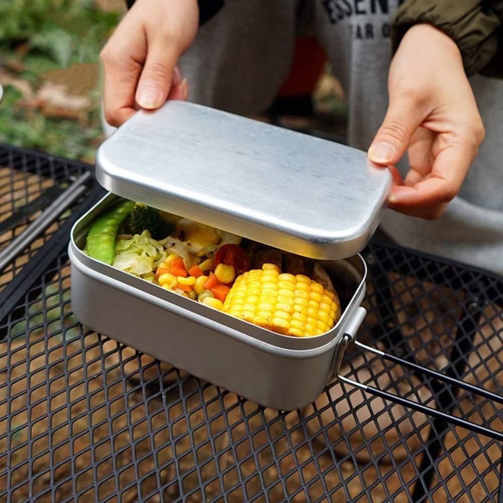 Vajilla ultraligera para acamp - Camping Cooking And Cutlery Set reseña y precio