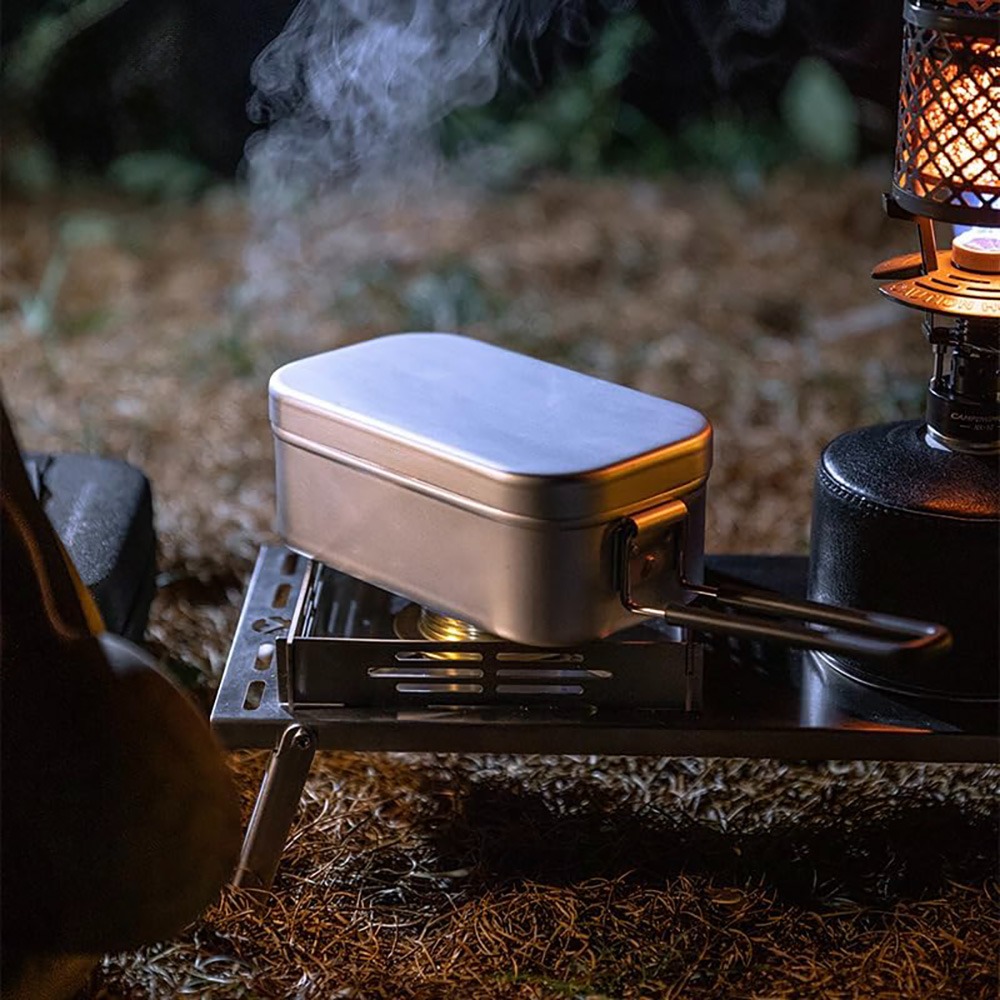 Vajilla ultraligera para acamp - Camping Cooking And Cutlery Set reseña y precio
