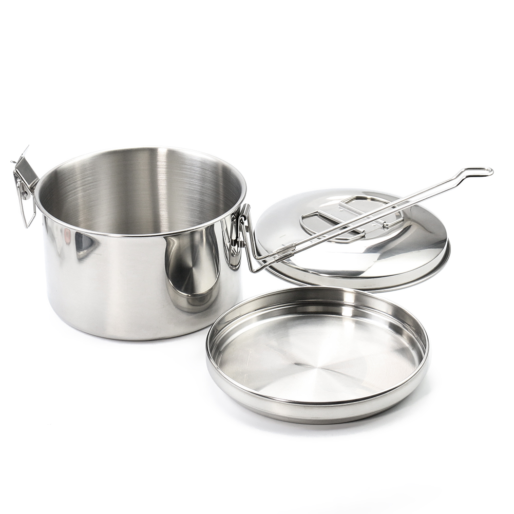 Olla colgante de acero inoxida - Camping Hanging Cooking Pot reseña y precio