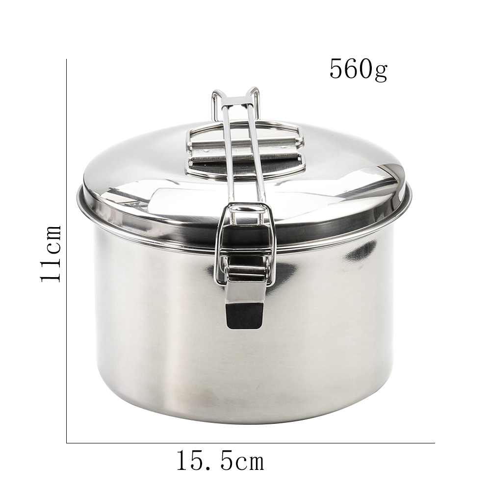 Olla colgante de acero inoxida - Camping Hanging Cooking Pot reseña y precio
