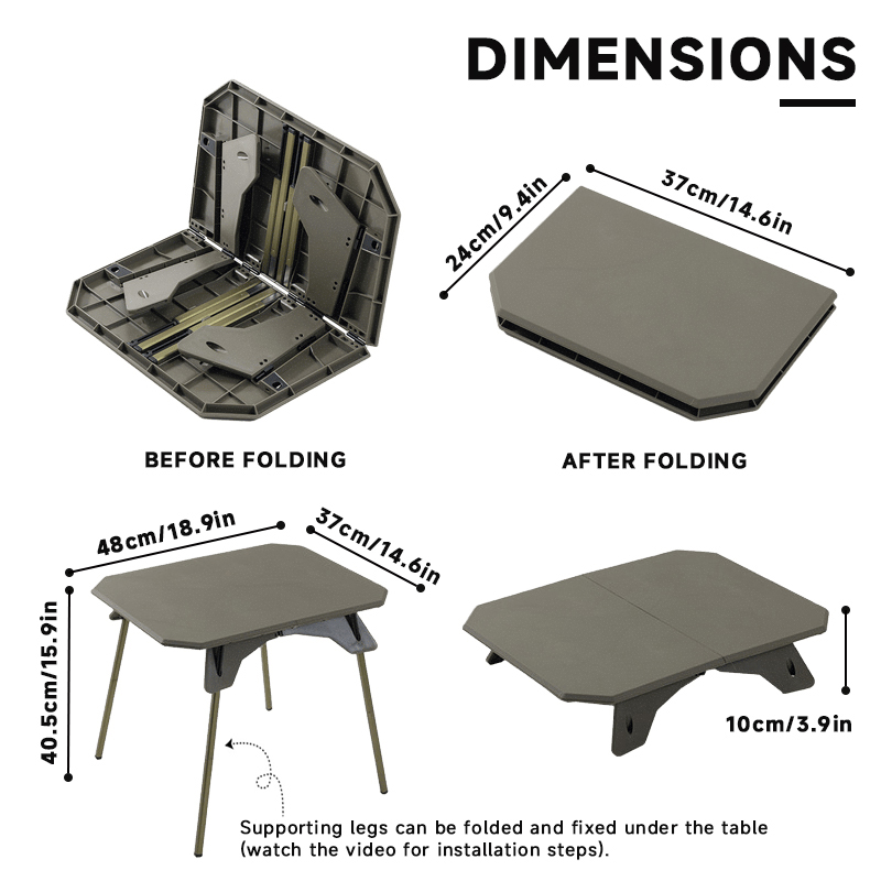 Mesa WESTTUNE para acampar al  - Camping Cooking Grate reseña y precio