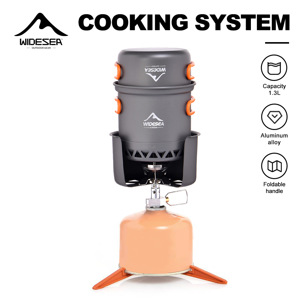Widesea-Juego de estufa de Cam - Camping Cooking All In One reseña y precio