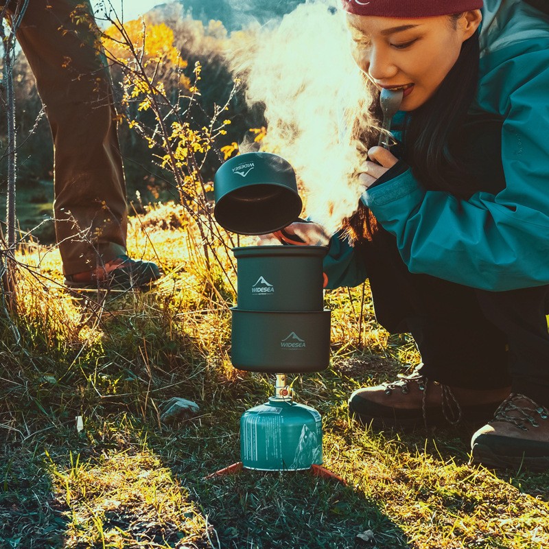Widesea-Juego de estufa de Cam - Camping Cooking All In One reseña y precio