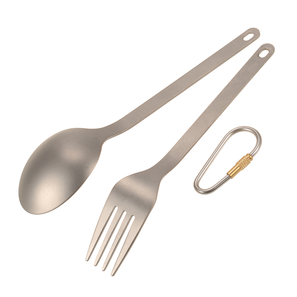 TOMSHOO Vajilla de titanio Cuc - Camping Cooking And Cutlery Set reseña y precio