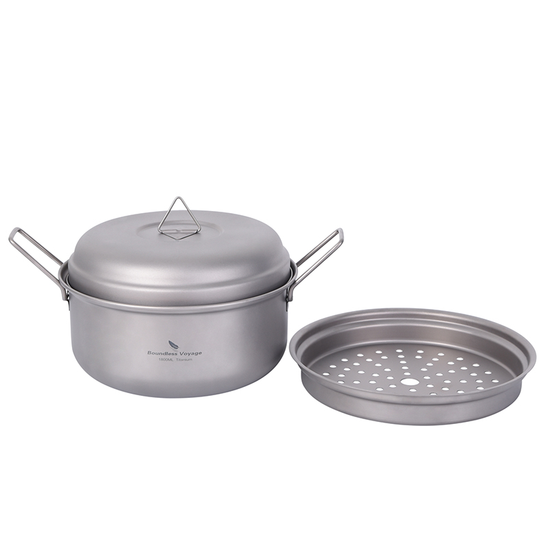 Olla Vaporera de Titanio Bound - Camping Hanging Cooking Pot reseña y precio