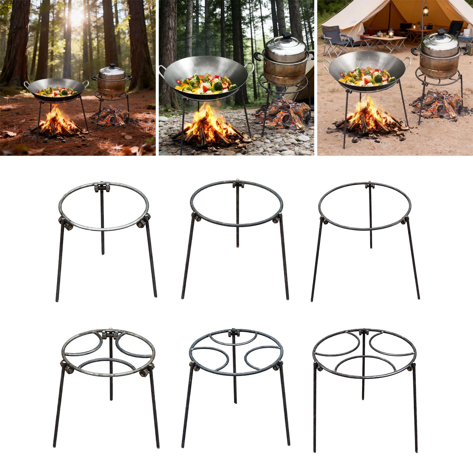 Trípode para Fogatas, Soporte  - Camping Cooking Grate reseña y precio