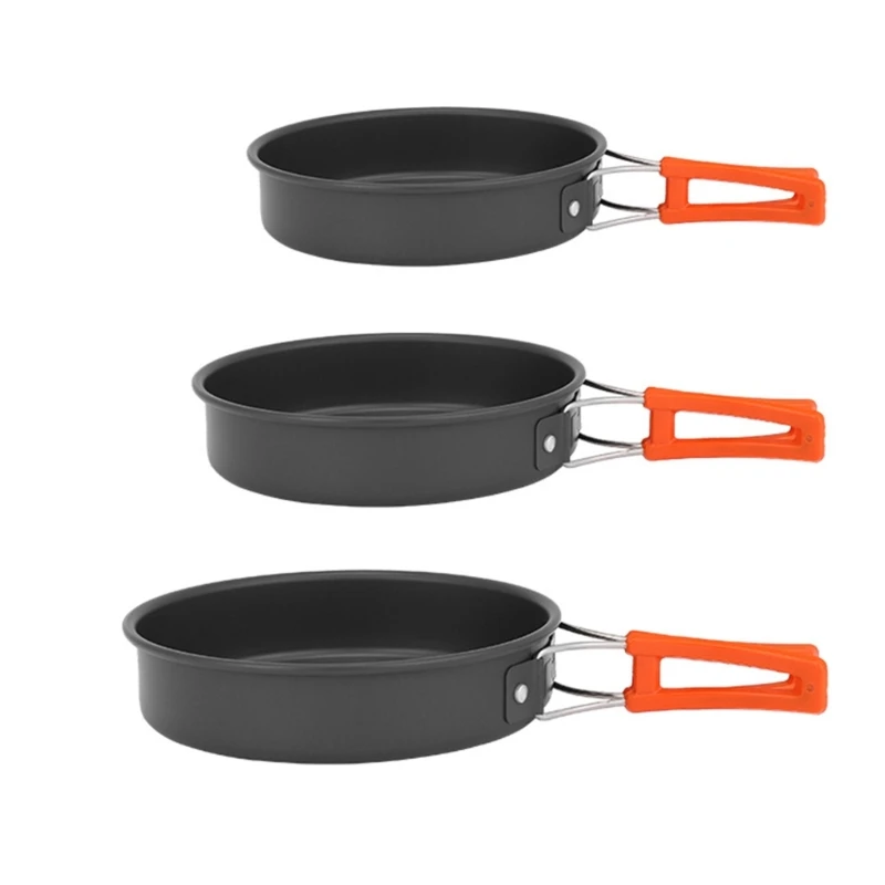 Sartén portátil con bolsa alma - Camping Cooking Set Non Stick reseña y precio