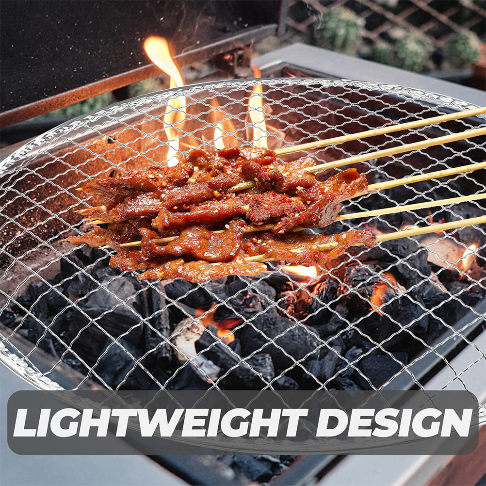 10 Rejillas Redondas de Malla  - Camping Cooking Grate reseña y precio