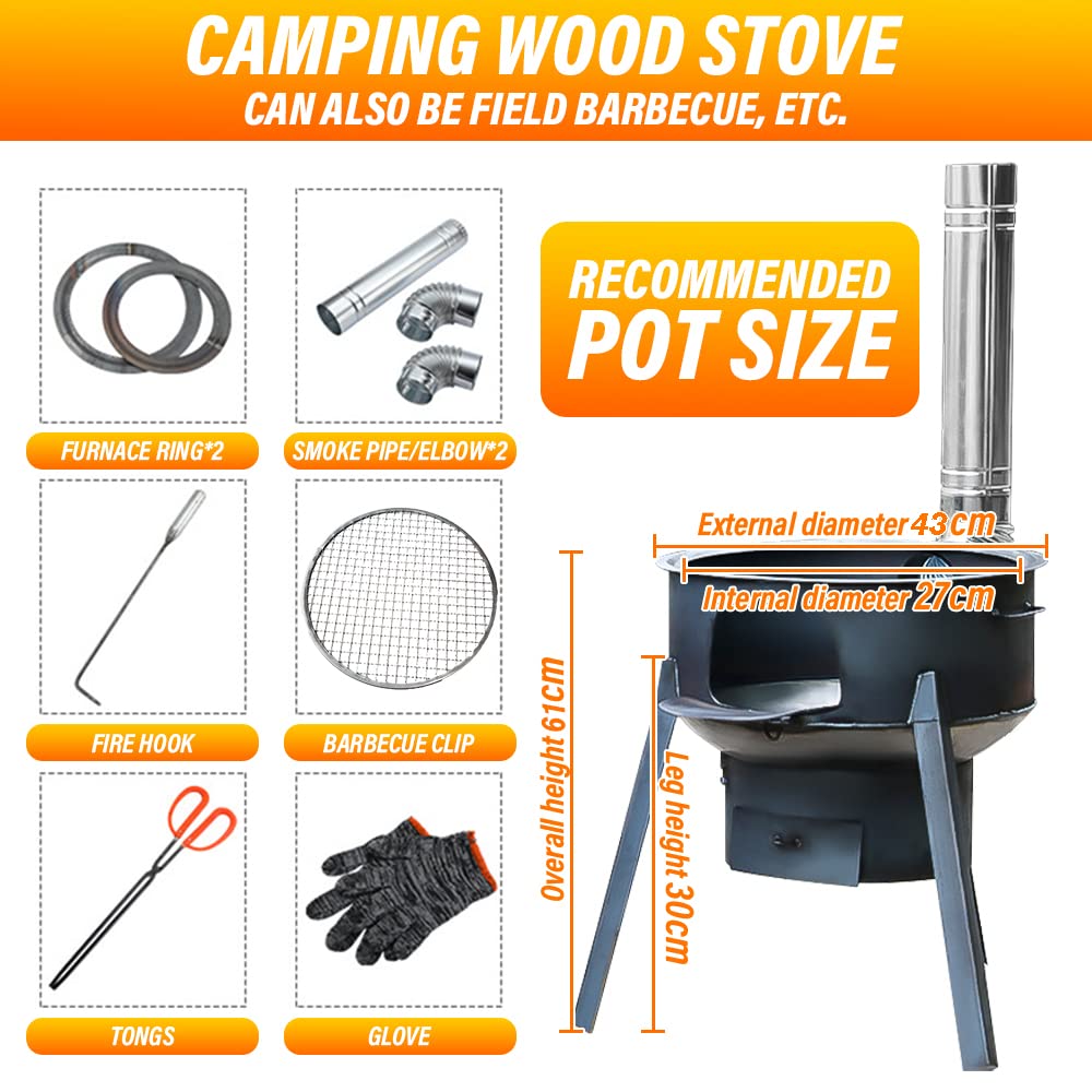 Estufa de cocina portátil desm - Camping Cooking Hot Plate reseña y precio