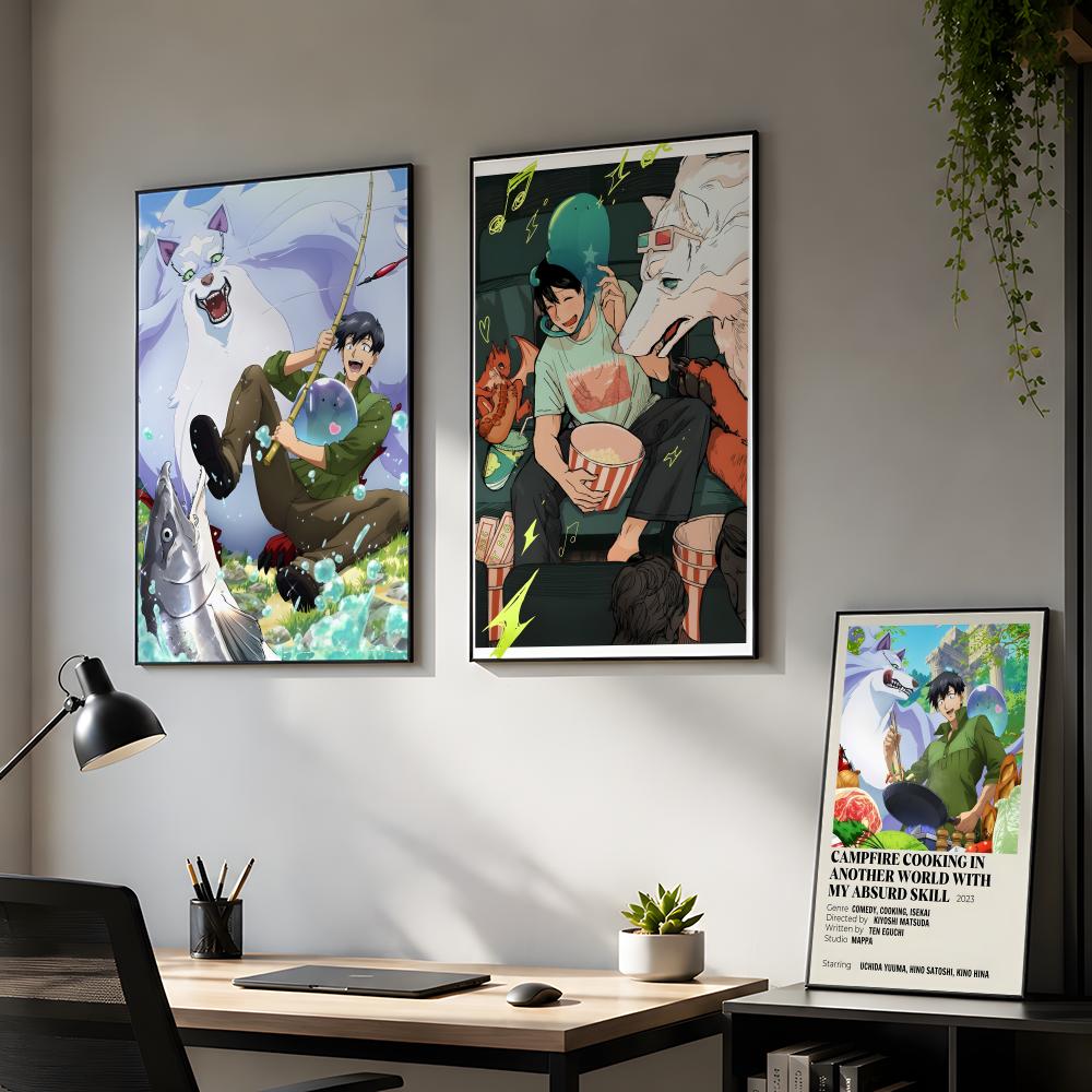 Póster de Arte Mural Autoadhes - Campfire Cooking In Another World With My Absurd Skill reseña y precio