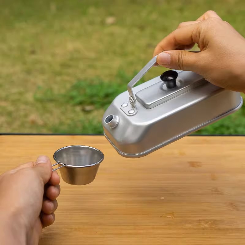 Tetera portátil ultraligera pa - Camping Cooking And Cutlery Set reseña y precio