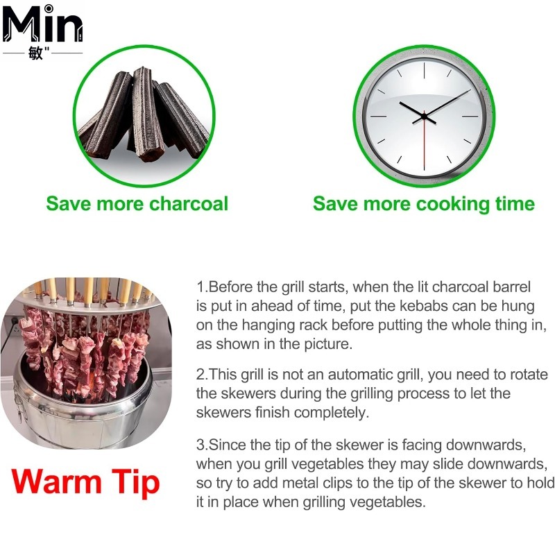 Parrilla Portátil de Carbón de - Camping Cooking Grate reseña y precio