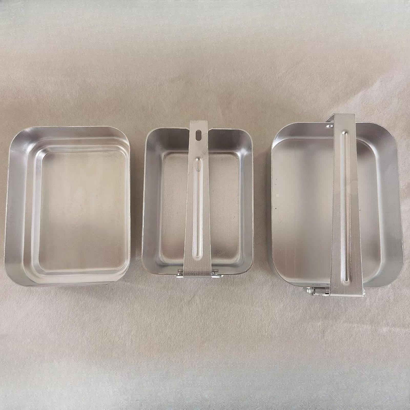 Lonchera de Aluminio Rectangul - Camping Cooking Kit Box reseña y precio