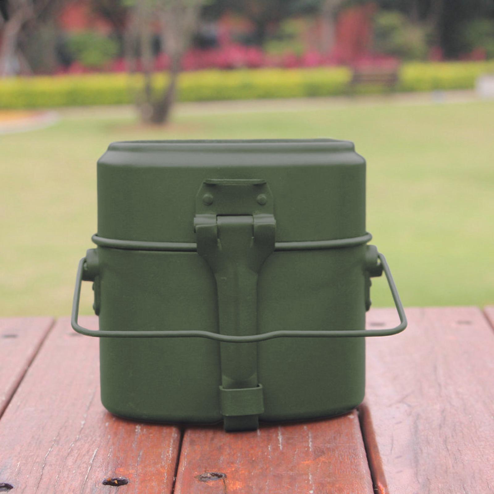 Juego de Ollas para Cocinar al - Camping Cooking Kit Box reseña y precio