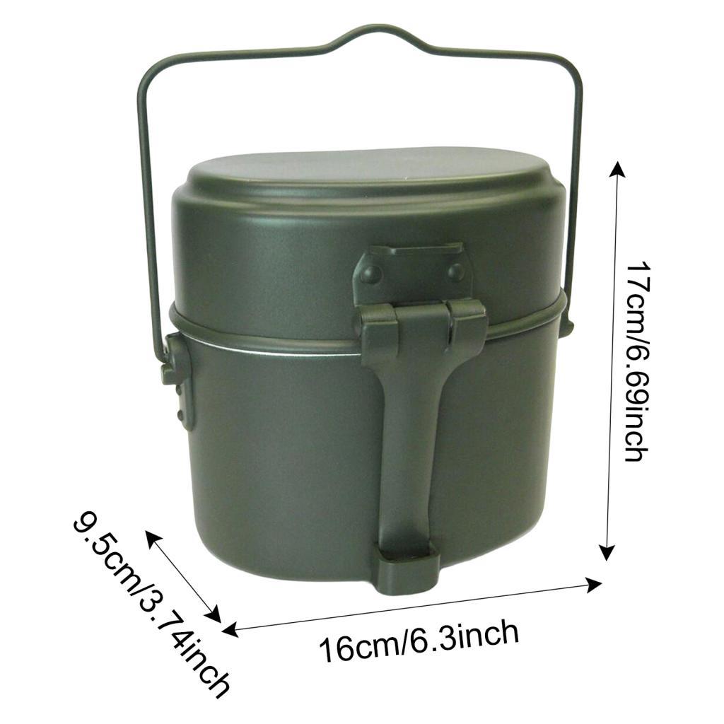 Juego de Ollas para Cocinar al - Camping Cooking Kit Box reseña y precio