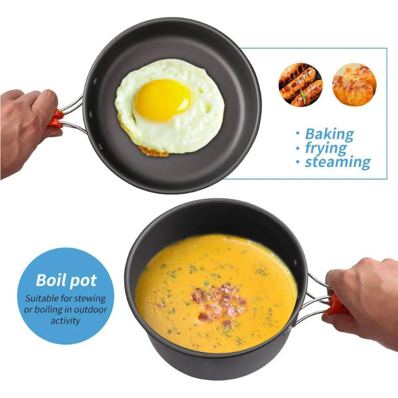 Juego de Cocina para Acampar,  - Camping Cooking And Cutlery Set reseña y precio