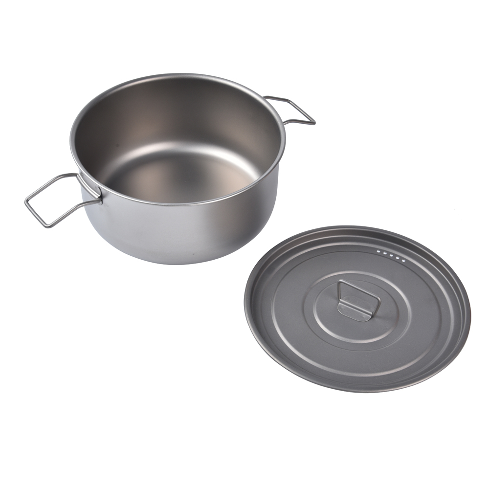 Olla colgante para acampar al  - Camping Hanging Cooking Pot reseña y precio