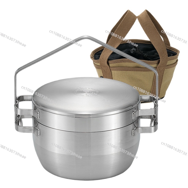 Olla colgante para exteriores  - Camping Hanging Cooking Pot reseña y precio