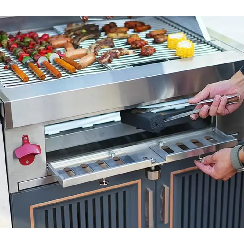 Parrilla Portátil de Carbón pa - Camping Cooking Grate reseña y precio
