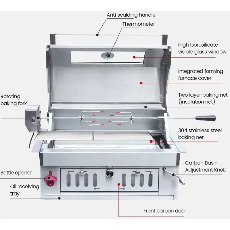 Parrilla Portátil de Carbón pa - Camping Cooking Grate reseña y precio