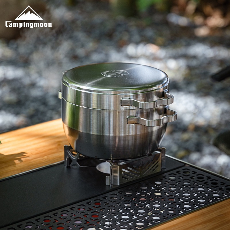 Olla colgante para exteriores  - Camping Hanging Cooking Pot reseña y precio