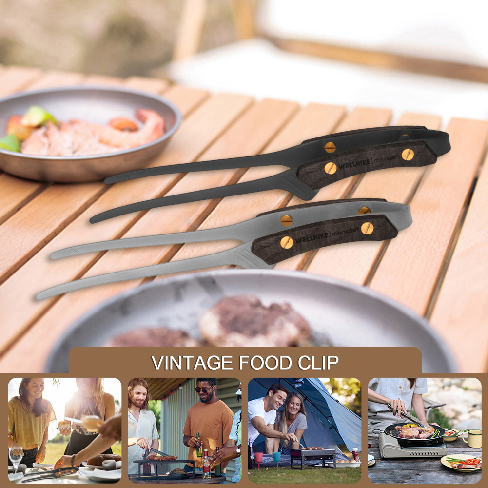 Pinzas para Barbacoa, Pinzas p - Vintage Camping Cooking Set reseña y precio