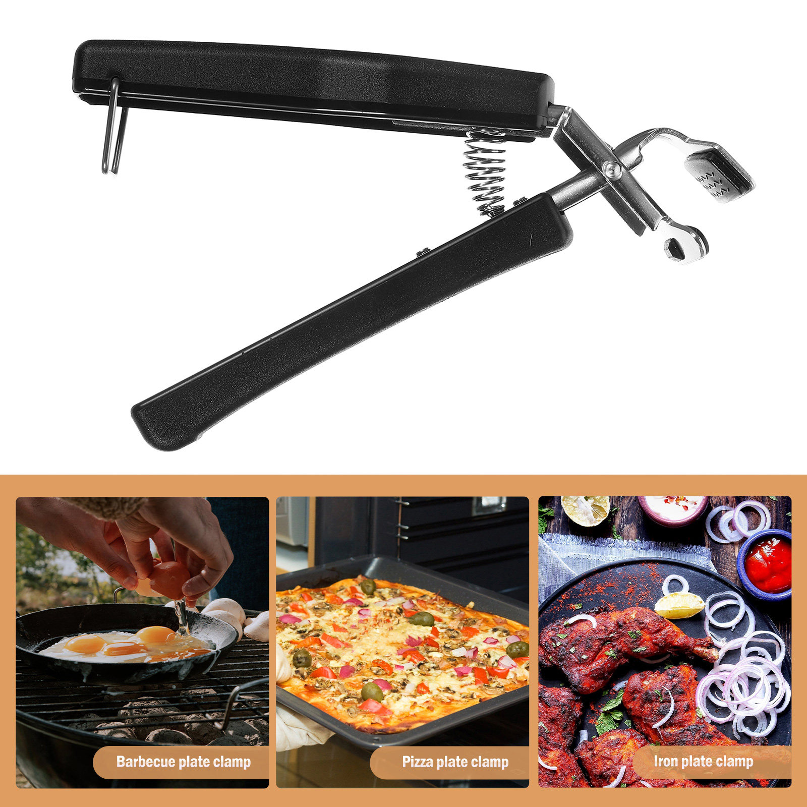 2 Pinzas de Acero Inoxidable A - Camping Cooking Hot Plate reseña y precio