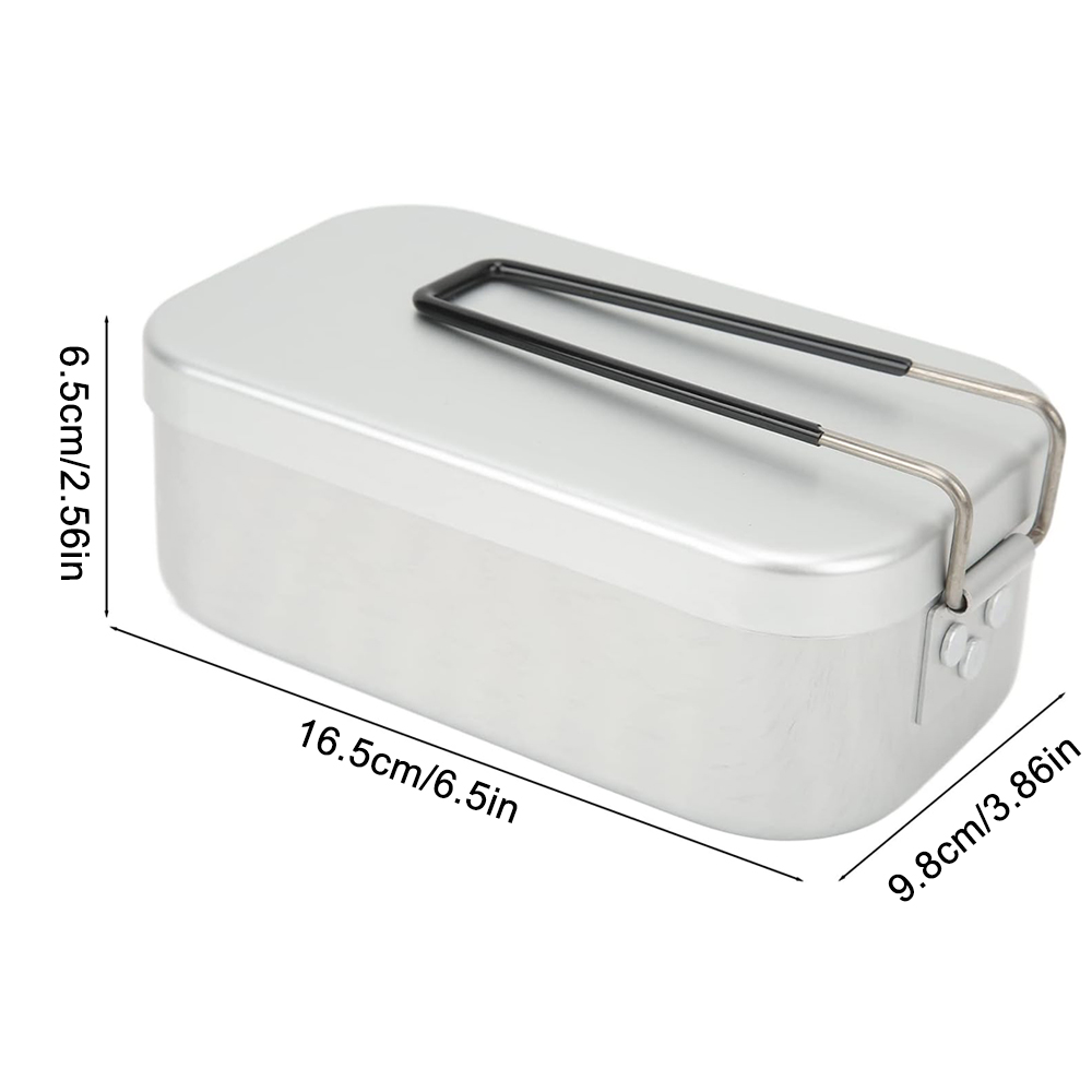 Fiambreras de aluminio de 800M - Camping Cooking Kit Box reseña y precio