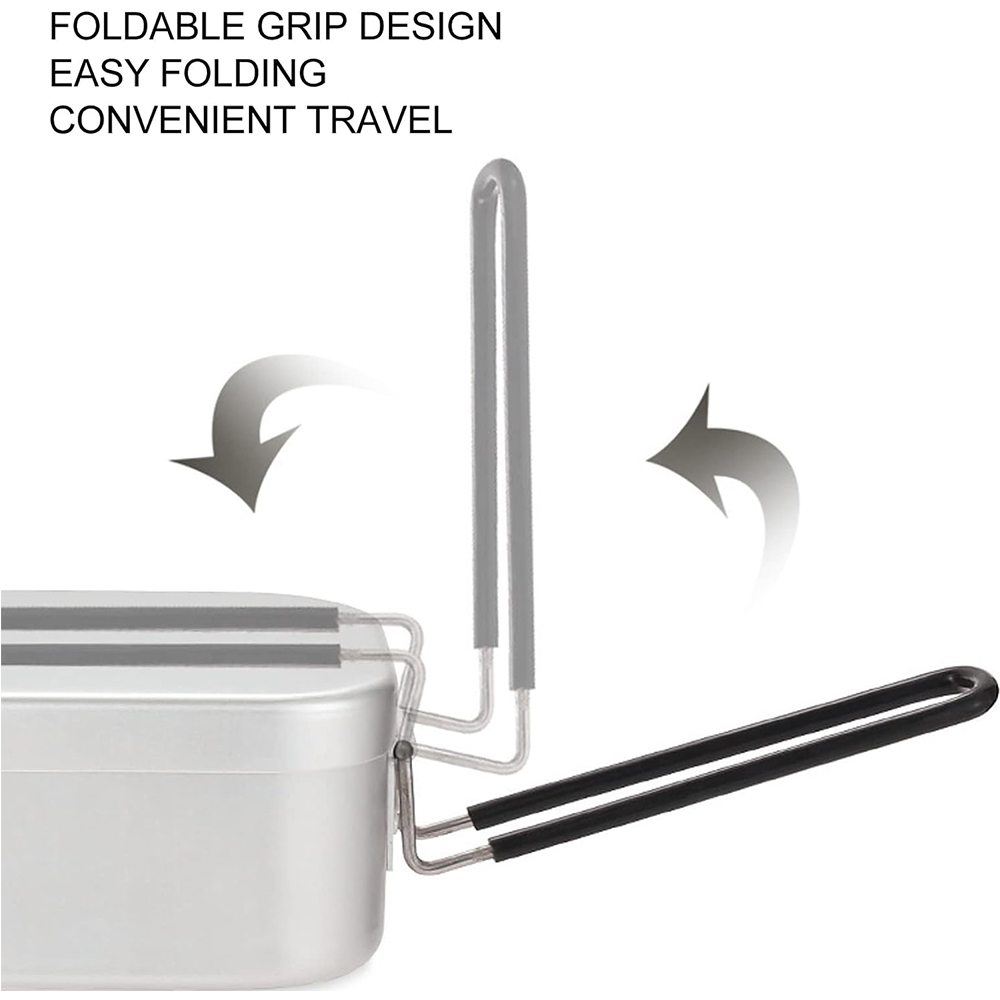 Fiambreras de aluminio de 800M - Camping Cooking Kit Box reseña y precio