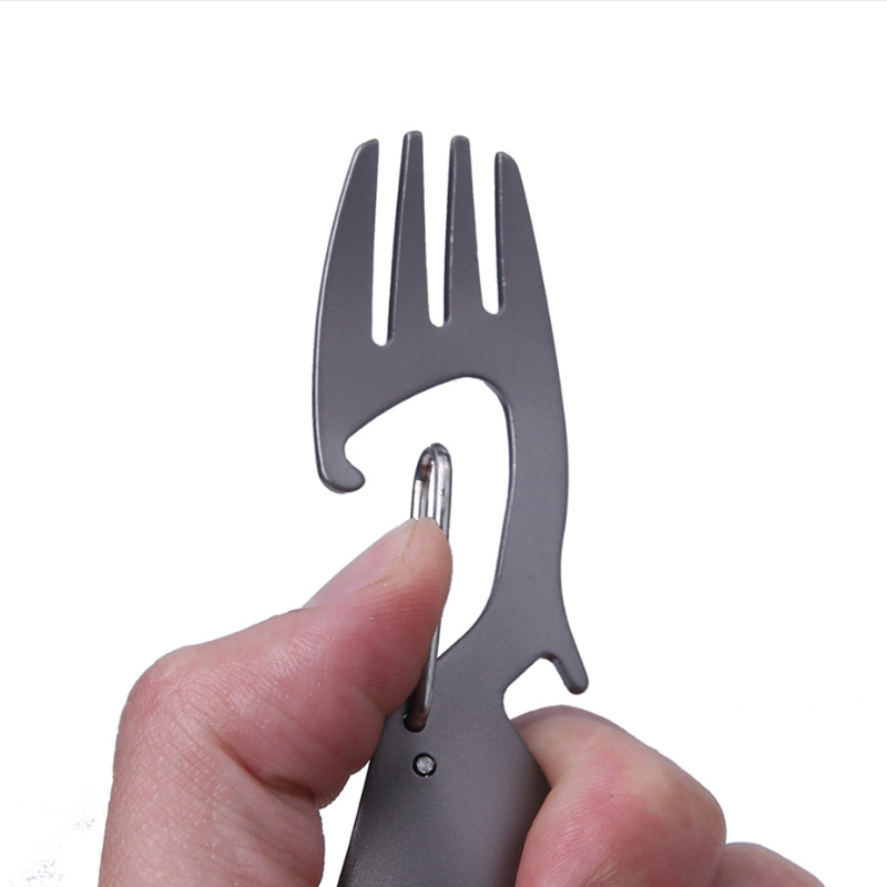 Cuchara de tenedor de aleación - Camping Cooking And Cutlery Set reseña y precio