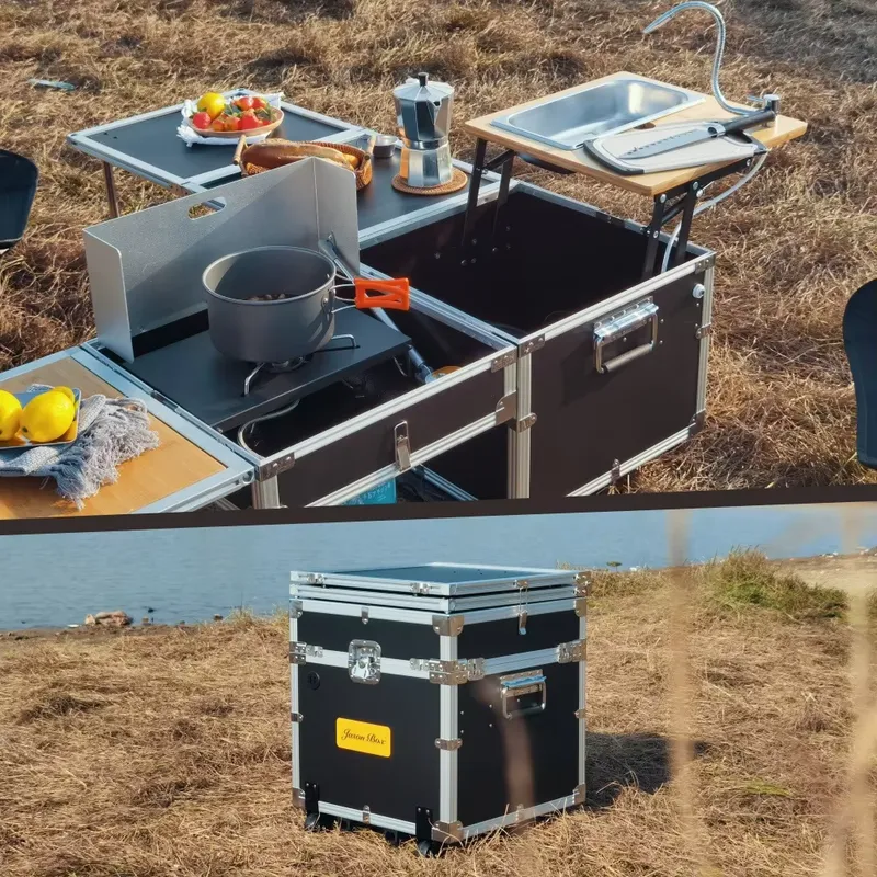 Mesa de Cocina Plegable para A - Camping Cooking All In One reseña y precio
