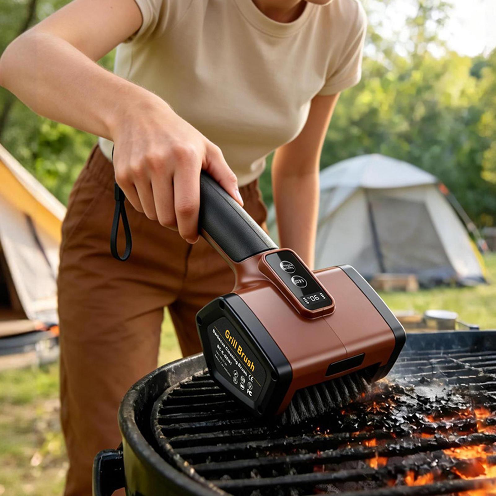 Limpiador automático de parril - Camping Cooking Grate reseña y precio