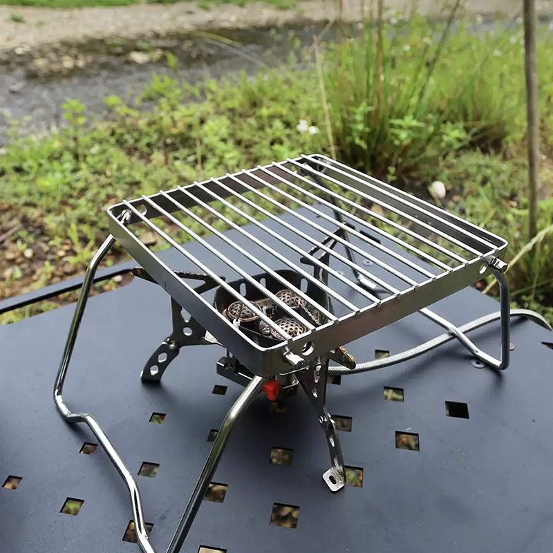 Soporte Portátil de Acero Inox - Camping Cooking Grate reseña y precio