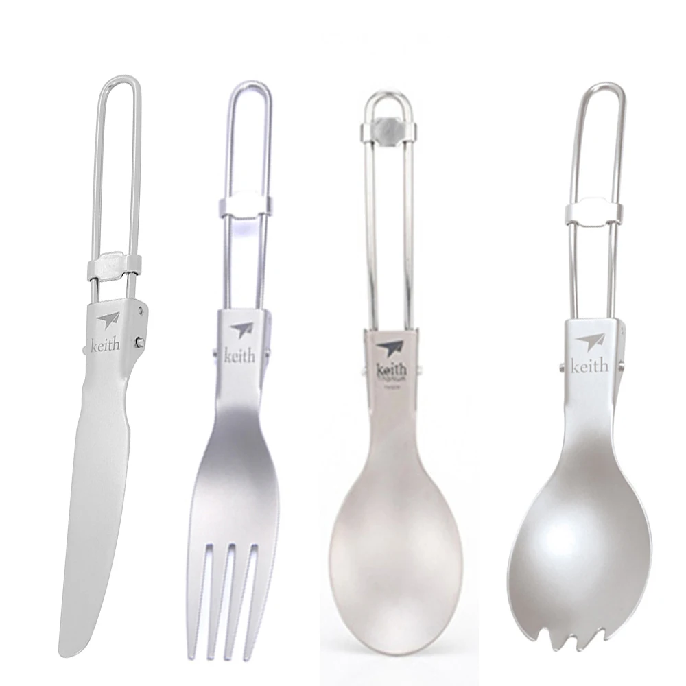 Keith-cuchara plegable de tita - Camping Cooking And Cutlery Set reseña y precio