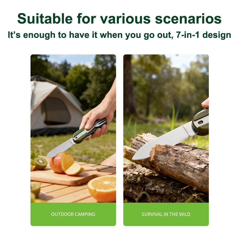 Nuevo juego de cubiertos de ac - Camping Cooking And Cutlery Set reseña y precio