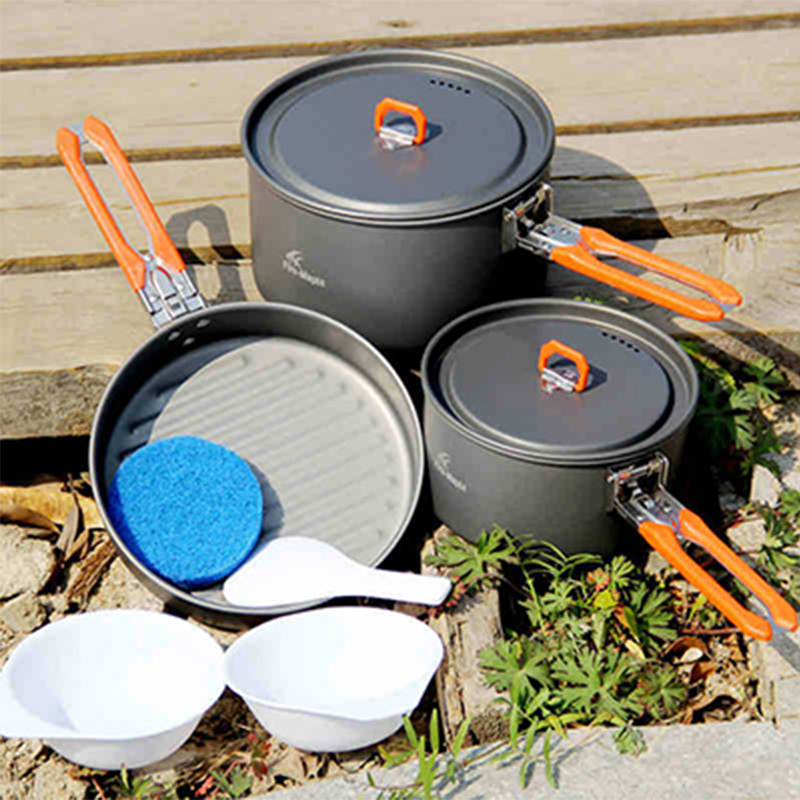 Juego de cocina de arce de fue - Camping Cooking On Fire reseña y precio