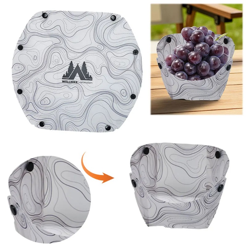 Vajilla plegable para acampar, - Camping Cooking Hot Plate reseña y precio